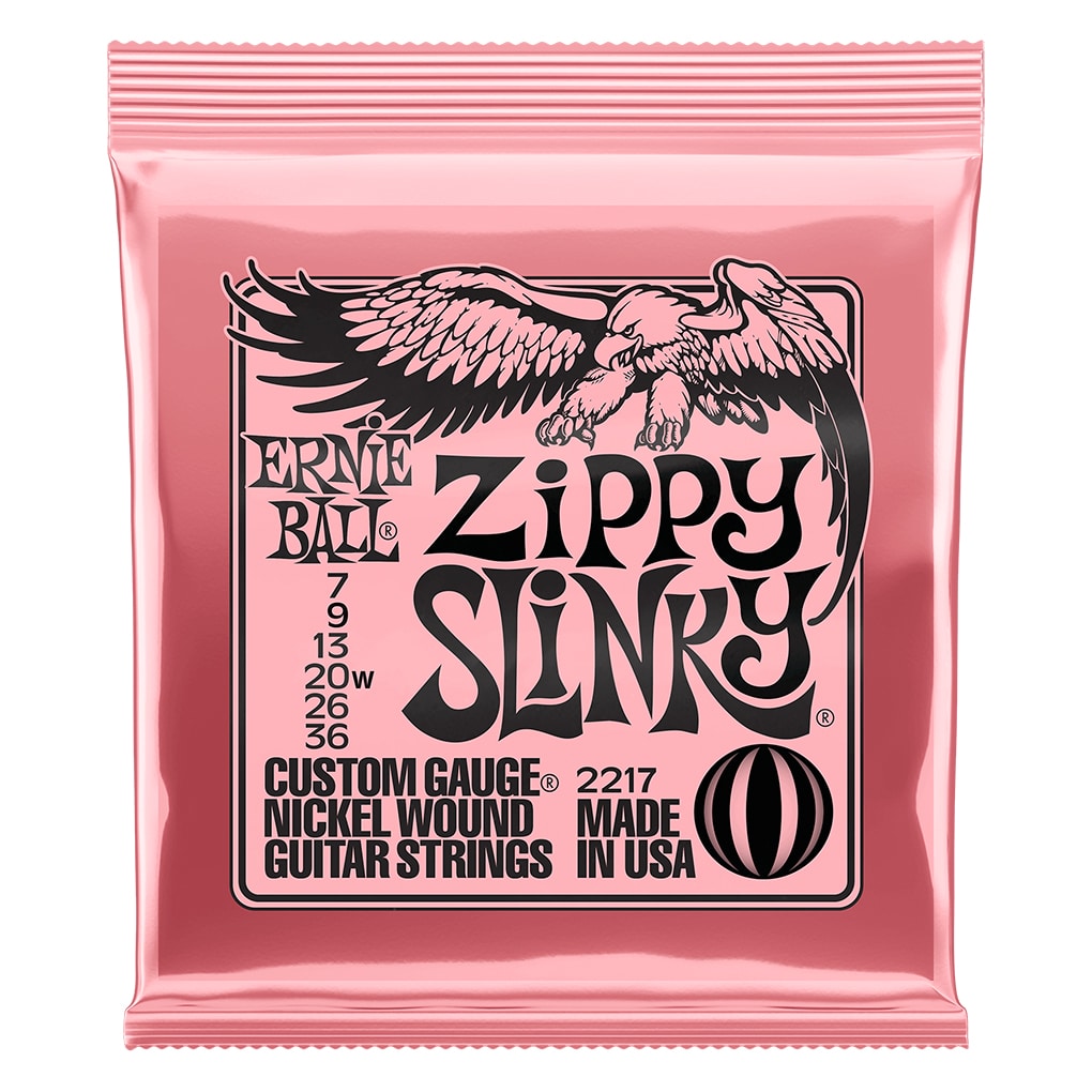 Ernie Ball Zippy Slinky Nickel Wound Electric Guitar Strings - 7-36