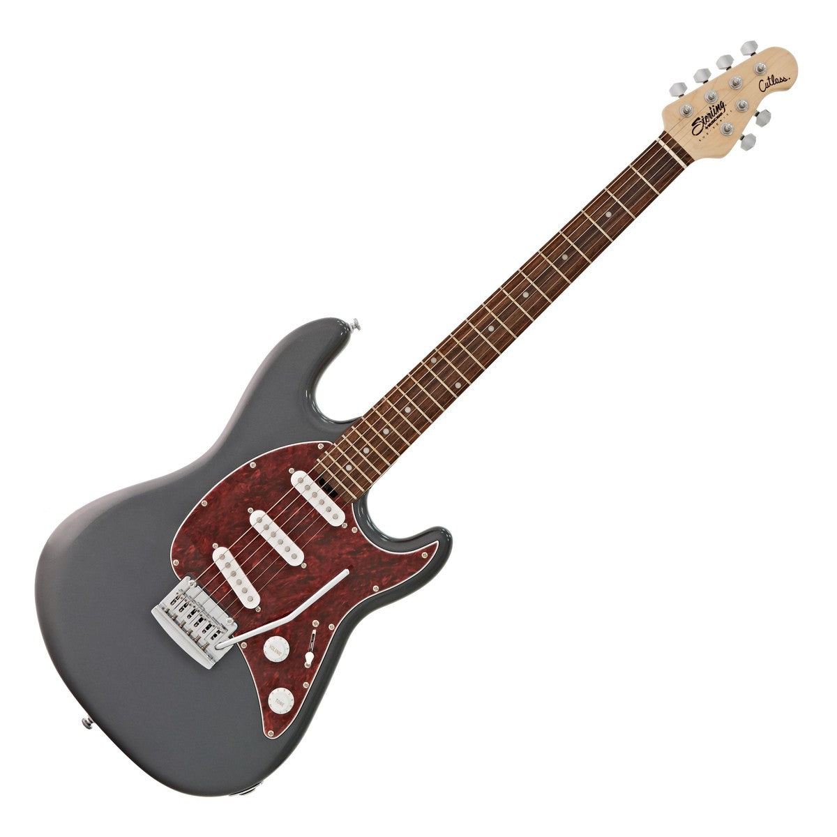 Sterling by Music Man SUB Cutlass SSS, Charcoal Frost